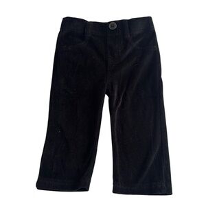 🟢12 month black velvet pants